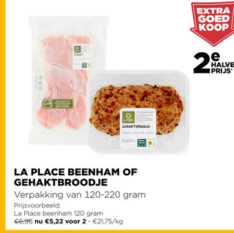 Jumbo La Place Beenham of Gehaktbroodje aanbieding