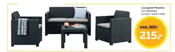Leen Bakker Loungeset Messina aanbieding