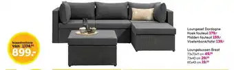 Leen Bakker Loungeset Dordogne En Loungekussen Brest aanbieding