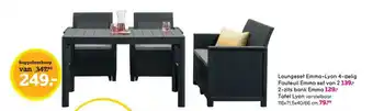 Leen Bakker Loungeset Emma-lyon 4 Delig aanbieding