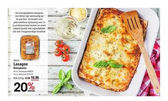 Altoni Lasagne Bolognaise