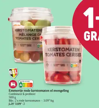 Emmertje Rode Kerstomaten of Mengeling