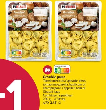 Delhaize Gevulde Pasta aanbieding