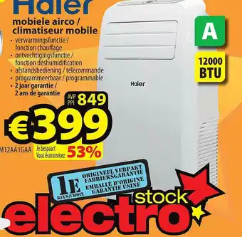 Haier Mobiele Airco - Climatiseur Mobile