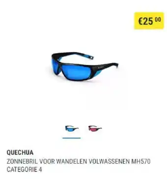 Decathlon Quechua Zonnebril voor Wandelen Volwassenen MH570 Categorie 4 aanbieding