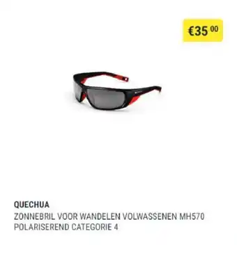 Decathlon Quechua Zonnebril voor Wandelen Volwassenen MH570 Polariserend Categorie 4 aanbieding