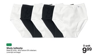 Zeeman Mady tailleslip aanbieding