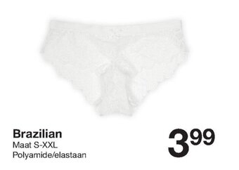 Zeeman Brazilian S-XXL aanbieding