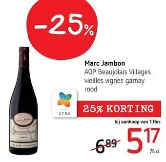 Marc jambon aop beaujolais villages vieilles vignes gamay rood