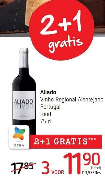 Spar Colruyt Aliado vinho regional alentejano portugal rood aanbieding