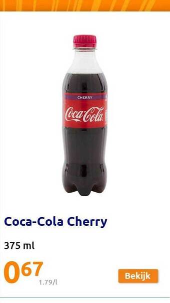 Action Cocacola cherry aanbieding