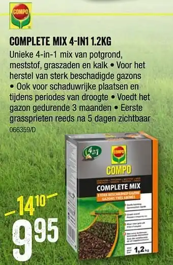 HandyHome Complete mix 4-in1 1.2 kg aanbieding