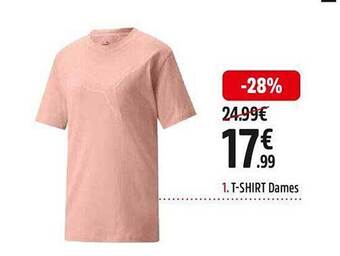 Intersport T-shirt dames aanbieding