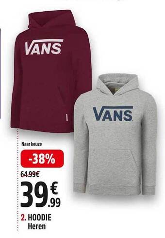 Intersport Hoodie heren aanbieding