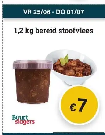 1,2 kg bereid stoofvlees