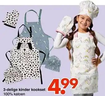 Wibra 3-delige kinder kookset aanbieding