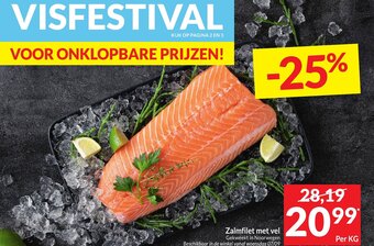 Intermarché Zalmfilet met vel aanbieding