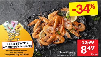 Intermarché Gekookte gamba's aanbieding