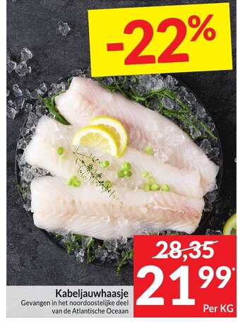 Intermarché Kabeljauwhaasje aanbieding