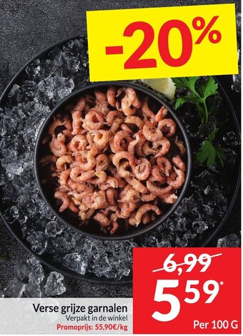 Intermarché Verse grijze garnalen aanbieding