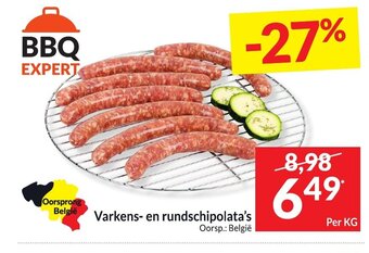 Intermarché Varkens- en rundschipolata's aanbieding