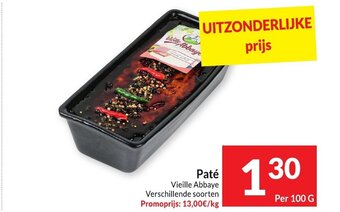 Intermarché Pate 100g aanbieding