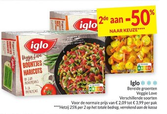 Intermarché Iglo aanbieding