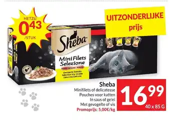 Intermarché Sheba 40 x 85g aanbieding