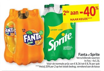 Intermarché Fanta of sprite aanbieding