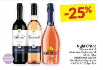 Intermarché Night orient 75cl aanbieding