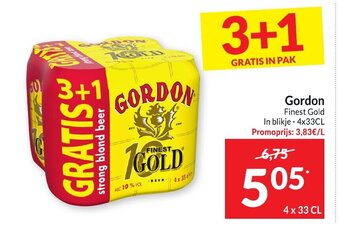 Gordon 4 x 33cl
