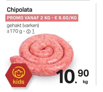 Buurtslagers Chipolata aanbieding