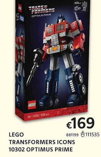 Lego transformers icons 10302 optimus prime