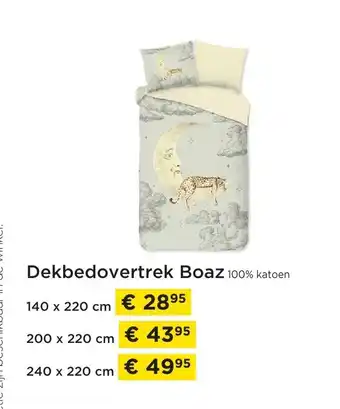 Molecule Dekbedovertrek boaz 140 x 220cm aanbieding
