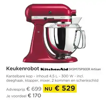 Keukenrobot kitchenaid 5KSM175PSEER artisan