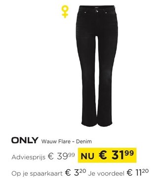 Molecule Only Wauw flare - denim aanbieding