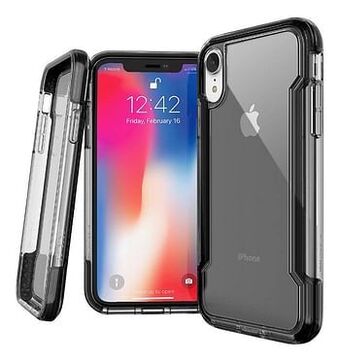 Dreamland X-Doria cover Defense Clear voor iPhone Xr zwart aanbieding