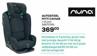 Supra Bazar Autostoel myti caviar aanbieding