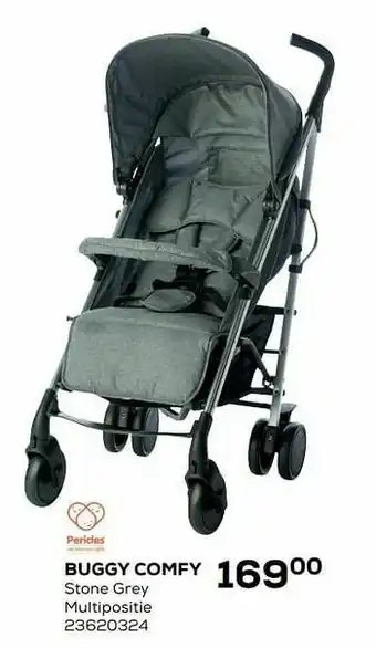 Supra Bazar Buggy comfy stone grey multipositie aanbieding