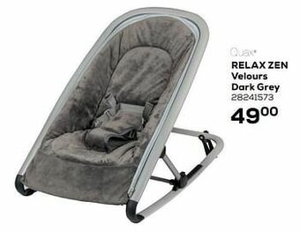Relax zen velours dark grey