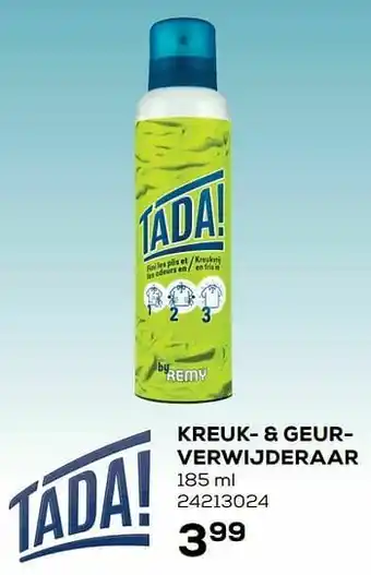 Kreuk- + geurverwijderaar