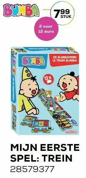 Supra Bazar Bumba mijn eerste spel: trein aanbieding