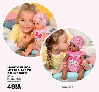 Supra Bazar Magic girl pop met blauwe of bruine ogen aanbieding