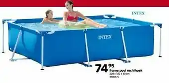 Intex frame pool rechthoek