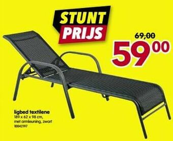 Yess Ligbed textilene aanbieding