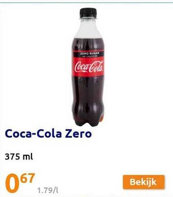 Action Coca-cola zero aanbieding