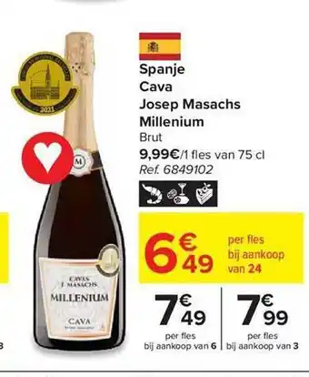 Spanje cava josep masachs millenium brut