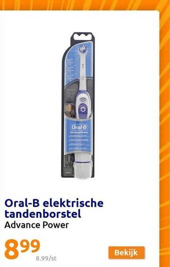Action Oral-b elektrische tandenborstel aanbieding