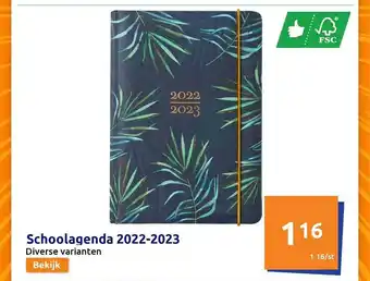 Action Schoolagenda 2022-2023 diverse varianten aanbieding