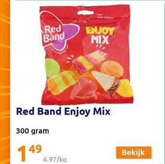 Action Red band enjoy mix aanbieding